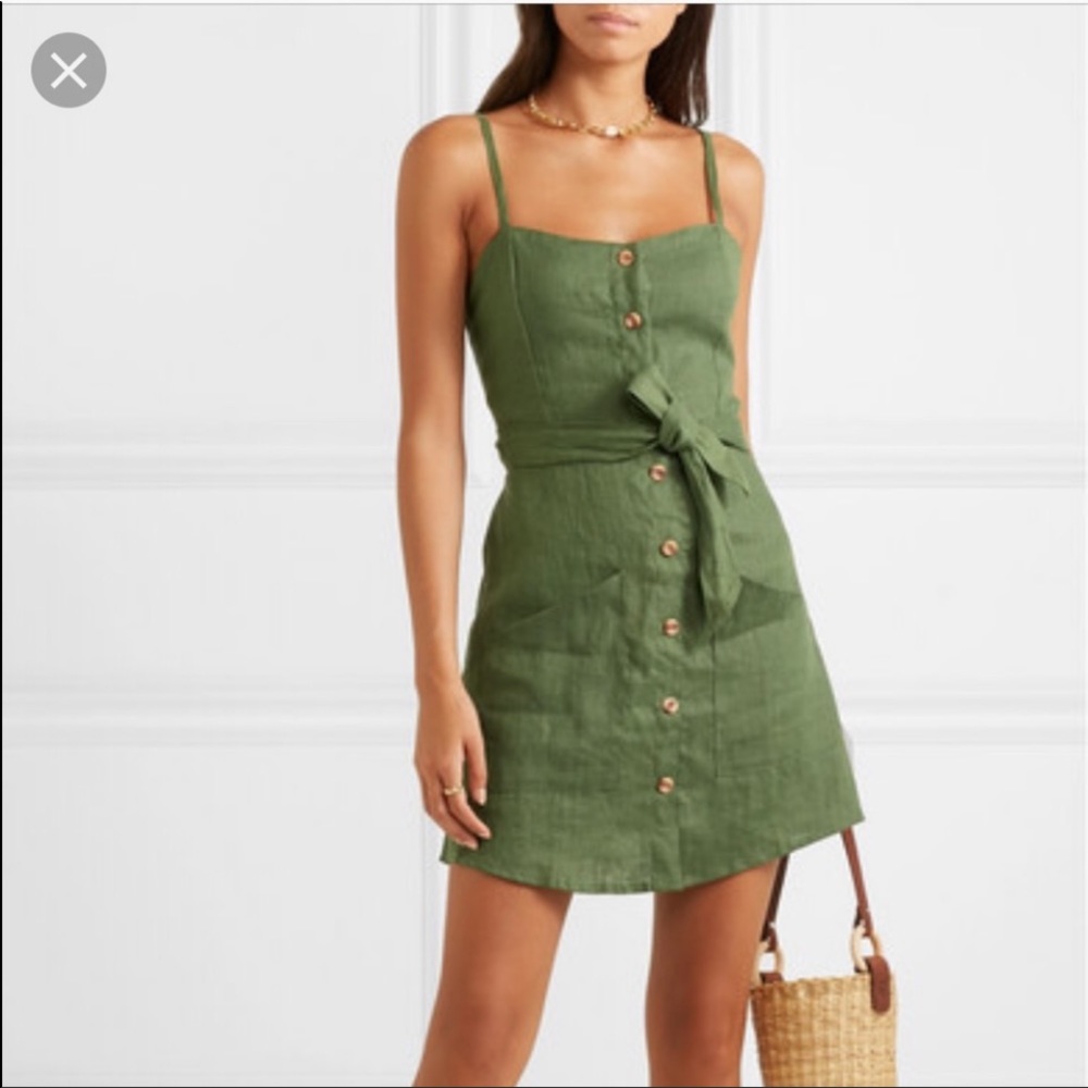 NWOT FAITHFUL THE BRAND linen mini dress
